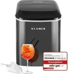 KLAMER Eisw&uuml;rfelmaschine, 10 Eisw&uuml;rfel in 7-9 Minuten, 15 kg Eisw&uuml;rfel pro...