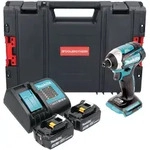 Makita DTD 154 SFJ-R Akku Schlagschrauber 18V 1/4" 175Nm Brushless + 2x Akku 3,0 Ah +