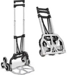 Juskys Treppensackkarre klappbar & bis 80 kg - f&uuml;r Treppen - Handschuhe & Seile