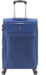 Gladiator 2000 4 Rollen Trolley 68 cm mit Dehnfalte - Blau