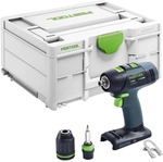Festool T 18+3 Basic Akku Bohrschrauber 18 V 50 Nm Brushless + 2x Akku 8,0 Ah +