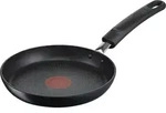 Tefal Aluminium Pfanne 19cm Schwarz mit ergonomischem Griff und gleichm&auml;&szlig;iger