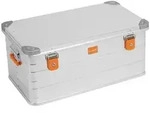 ALUBOX Premium Aluminium Lagerbox 92 Liter - 92 Liter - Silber
