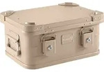 ALUBOX 18-Liter Alukiste in Beige-Sandfarbe Transportbox - Beige