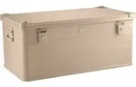 ALUBOX 141-Liter Alukiste in Beige-Sandfarbe Transportbox - Beige