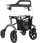 Saljol Allround Rollator inkl. Gratis Zubeh&ouml;r: Matt Black / 54 cm Farbe: Matt Black
