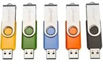 Intenso Basic Line, 64 GB, USB Typ-A, 2.0, 28 MB/s, Drehring, Schwarz, Blau, Gr&uuml;n,