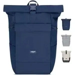 Universit&auml;ts-Rolltop-Rucksack Blauw - Nr. 4 Groot - 21 L mit 16 Zoll Laptopfach f&uuml;r
