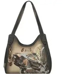 Anekke Schultertasche Dreamverse Wings 3-compartment Shoulder Bag Darkbrown
