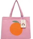Fritzi aus Preu&szlig;en Schultertasche Easy 01 Canvas Shopper Oranges rosa - Rosa