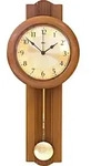 ZEIT.punkt Dornbirn Funk-Pendelwanduhr, aus Kirschbaum, Germany - Braun