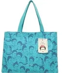 Fritzi aus Preu&szlig;en Schultertasche Easy 01 Canvas Shopper Frida Heads petrol -...