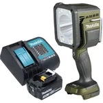 Makita DML 812 SF1 Akku Handstrahler 18 V 1250 lm LED Olive Gr&uuml;n Outdoor...