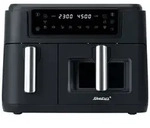 Steba HF 9500 Duo Hei&szlig;luftfritteuse 2400W 6L/3,5L 60-200&deg;C Timer sw - Schwarz