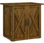 Outsunny Gartenschuppen, Holz-Ger&auml;teschrank, Wetterfester Werkzeugschuppen,
