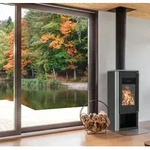 Kaminofen Wamsler Turon Stahl Naturstein schwarz 8 kW - Schwarz