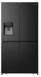 Hisense Hi7 Freistehend Fl&uuml;gelt&uuml;rk&uuml;hlschrank, Schwarz, 584 l, Freistehend,