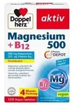 Doppelherz Magnesium 500+B12 2-Phasen Depot Tabl. 120 St