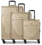 Stratic taska 4 Rollen Kofferset 3-teilig mit Dehnfalte - Beige