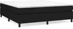 vidaXL Boxspringbettgestell Schwarz 180x200 cm Stoff - Schwarz