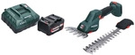 Metabo SGS 18 LTX Q Akku Gras und Strauchschere 18 V + 1x Akku 4,0 Ah +...