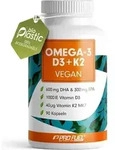 ProFuel Omega 3 + D3 + K2 90 Algen&ouml;l Kapseln
