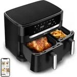 Tefal Easy Fry Dual XXL EY9428E0, Hei&szlig;luftfritteuse, 11 l, 40 &deg;C, 220 &deg;C, 10