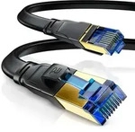 CSL - 7,5m CAT 8 Netzwerkkabel Flach und D&uuml;nn, Lan Kabel f&uuml;r 40 Gigabit High Speed