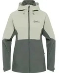 Jack Wolfskin GLAABACH 3IN1 JKT W- Regen- und Outdoorjacke f&uuml;r Damen - Beige - XS