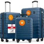 TRAVELY Premium Koffer Set: 77cm, 67cm & 55cm Handgep&auml;ck Koffer in einem Set,...