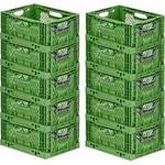 SuperSparSet 10x Stabile Profi-Klappbox Chameleon in Industriequalit&auml;t | HxBxT