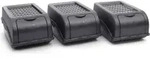 Novaliv Gem&uuml;seboxen Kartoffelboxen Vorratsbeh&auml;lter 3,5l bis 9l (Anthrazit, 3x3,5l)