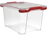 Rotho Aufbewahrungsbox Evo Total inkl. Deckel 15 L transparent - Transparent