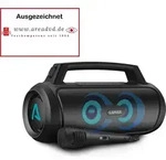 Lamax Partygo1, Tragbarer Bluetooth 5.3 Lautsprecher mit Griff, 100 W, 20 Stunden