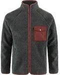 Fj&auml;llr&auml;ven Vardag Pile Fleece Mit Durchgehendem Rei&szlig;verschluss Grau L Herren Grau