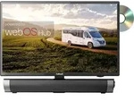 Gelhard GTV2256 + Soundbar LED Smart TV mit DVD und Bluetooth DVB-S2/C/T2 f&uuml;r 12V u.