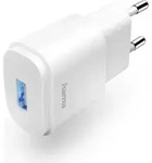 Hama Ladeger&auml;t USB-A, 6 W, Wei&szlig; - Wei&szlig;