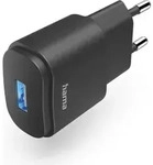 Hama Ladeger&auml;t USB-A, 6 W, Schwarz - Schwarz