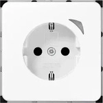 JUNG Steckdose 1f aws glz UP m.BS IP20 FBel - Wei&szlig;