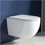 Rainsworth H&auml;nge WC Sp&uuml;lrandlos Toilette - 360&deg; Einloch Superspin Sp&uuml;lung...