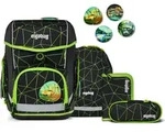 ergobag Cubo Schulranzen Set 5-tlg. CyB&auml;r Race 2025 - Schwarz