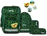 ergobag Schulranzen Cubo Set 5-teilig B&auml;rRex dunkelgr&uuml;n - dunkelgr&uuml;n