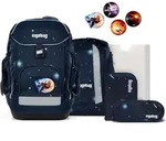 ergobag Schulranzen Galaxy Glow-Edition Maxi-Set 6-teilig KoB&auml;rnikus dunkelblau -