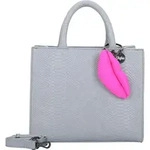 BUFFALO Handtasche Umh&auml;ngetasche Scaled Snake Big Boxy Collection Shopper Blue