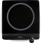 Domo DO30111KP, Schwarz, Arbeitsplatte, 25.3 cm, Keramik, Keramik, 1 Zone(n) -