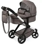 Bayer Design 17086AB Puppenwagen Xeo mit Tasche, h&ouml;henverstellbarer Griff,