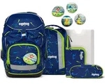 ergobag Schulranzen Pack Set 6-teilig SpitzenreitB&auml;r dunkelblau - Dunkelblau