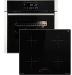 Autarkes Herdset: 60cm Einbaubackofen EB8016ED + 59cm Induktionskochfeld...