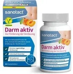 sanotact Darm AKTIV (84 Kautabletten) - Nat&uuml;rliche Ballaststoffe & Inulin aus der