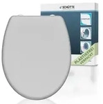 SCH&Uuml;TTE Duroplast WC-Sitz GREY, mit Absenkautomatik und Schnellverschluss
